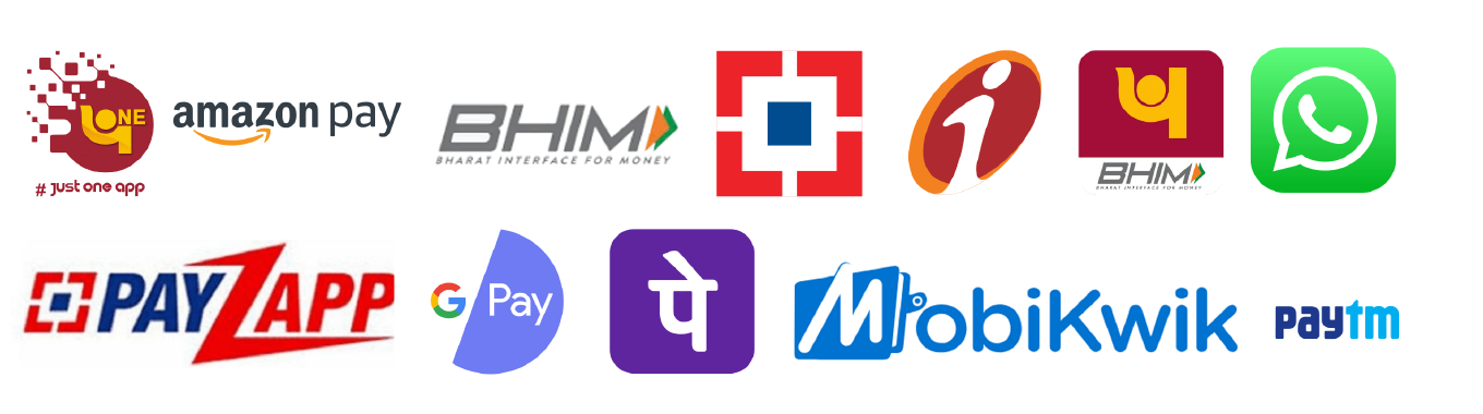 Supported UPI apps including BHIM, Google Pay, PhonePe, Paytm and other UPI apps